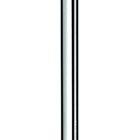SCHELL Kupferrohr Ø 10 mm, Einerseits mit Bördel Ø 18 mm für G 1/2 Überwurfmutter, andererseits glatt, 500 mm, chrom