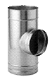 Schiedel Prima Plus Reinigungs T-Stück f.Unterdruck, Überdruck Durchmess.130mm