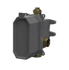 Universal Unterputz Einbaukörper 1/2 Zoll Neue Version für alle Wanne/Brause  und Brause Einhebelmischbatterien mit wasserdichtem Einbaukasten, mit Keramikkartusche, mit Kerdi Dichtmanschette, mit Schallschutzmatte,