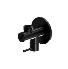 Steinberg Eckventil m.3/8" Anschluss für Flexschlauch, matt black