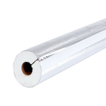 PUR-Isolierschale 335 Alu 35/20 mm, mit armiertem Gewebemantel