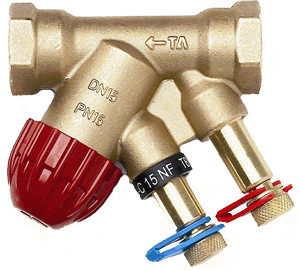 IMI TA Kompaktregelventil TBV-C PN 16 DN 15, G 1/2, kvs 0,90 m3/h, Low Flow