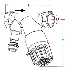 THERM-ZERO 1/2" HT 35-80 FWW 52 Grad