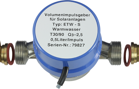 Volumenimpulsgeber 0,3 bis 40 l/min