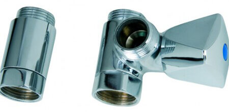 Teka Waschmaschinen-Anschluss 3/4" 3/4"IG x 3/4"AG, chrom
