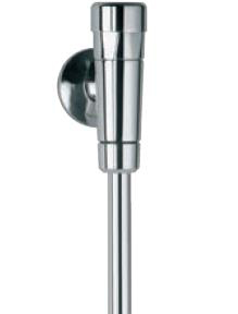 Teka Urinal-Druckspüler 1/2" mit Vorabsperrung und Spülrohr, chrom