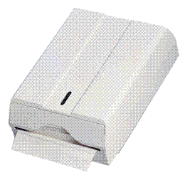 Teka Handtuchspender-Faltpapier für 400 Lagen, weiß