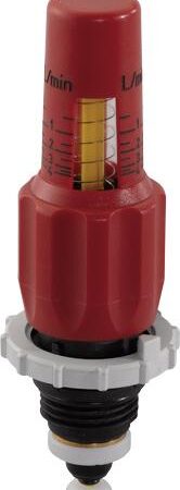 Uponor Vario Flowmeter mit Schauglas red, 0-4l/min. eco