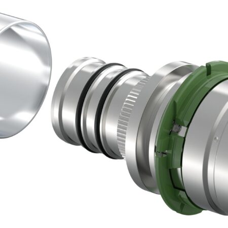 Uponor S-Press Übergangskupplung auf Rapex 32-32