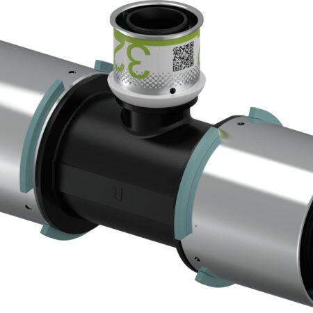 Uponor S-Press Verbund T-Stück reduziert PPSU 63-32-63