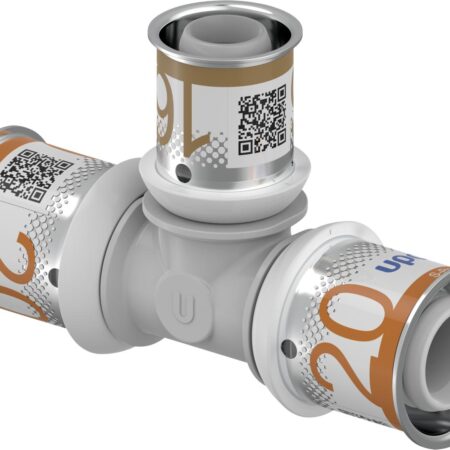 Uponor S-Press PLUS T-Stück reduziert PPSU 20-16-20