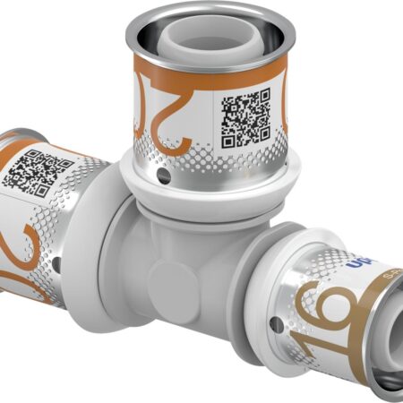 Uponor S-Press PLUS T-Stück reduziert PPSU 20-20-16