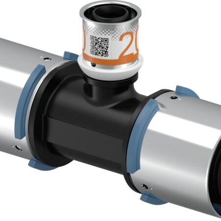 Uponor S-Press T-Stück reduziert PPSU 40-20-40
