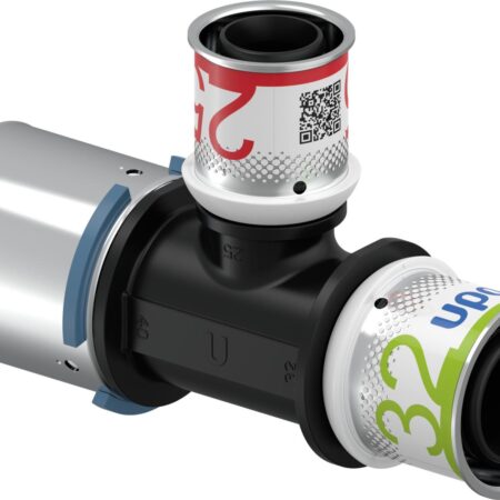 Uponor S-Press T-Stück reduziert PPSU 40-25-32