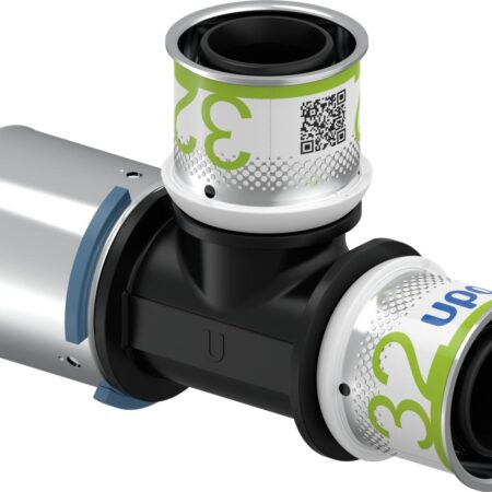 Uponor S-Press T-Stück reduziert PPSU 40-32-32