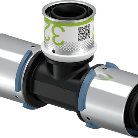 Uponor S-Press T-Stück reduziert PPSU 40-32-40