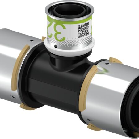 Uponor S-Press T-Stück reduziert PPSU 50-32-50