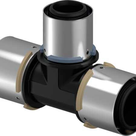 Uponor S-Press Verbund T-Stück reduziert PPSU 50-40-50