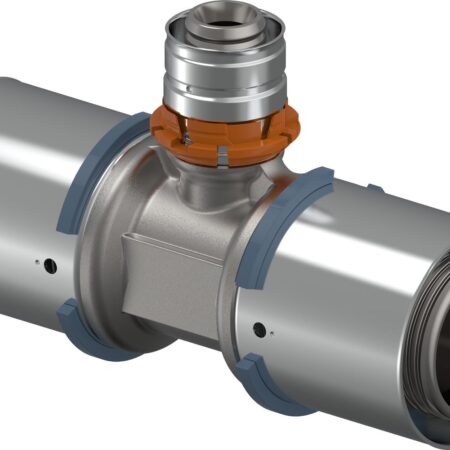 Uponor S-Press T-Stück reduziert 50-40-50