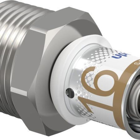 Uponor S-Press PLUS Übergangsnippel 16-R3/4"MT