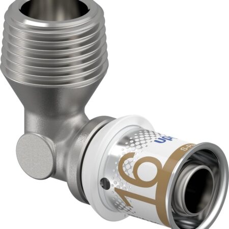 Uponor S-Press PLUS Winkelnippel 16-R1/2"MT