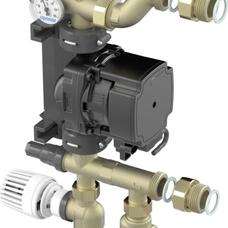 Uponor Fluvia T Pumpengruppe Push-23-B-W
