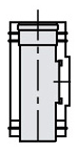 Vaillant Revisionsstück, 0,25m 80/125 PP