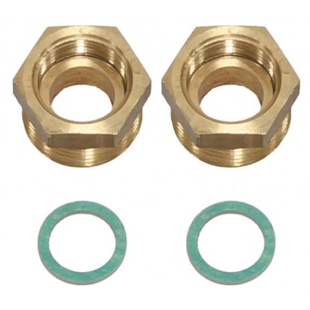 Vaillant Adapter 6/4"AG auf 5/4"IG 2 Stück Reduziernippel