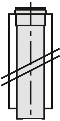 Vaillant Verlaengerung konz.1m Nr.303203