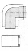Vaillant Bogen 87 Gr.konz.Nr.303210 Ø 80 / 125 PP