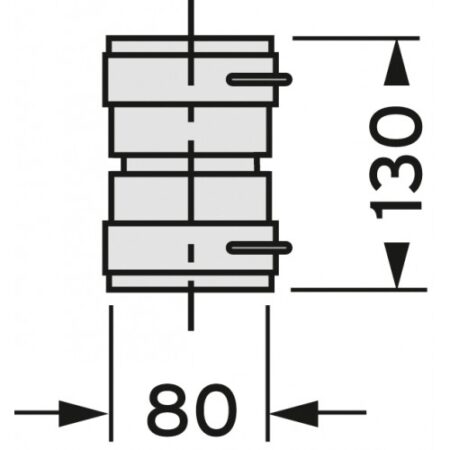 Vaillant Verbindungsstueck Set 3 Nr.303512