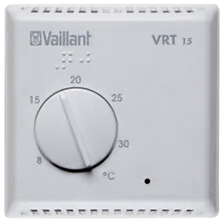Vaillant Raumthermostat VRT 15 ohne Schaltuhr, für 2-Punktregelung