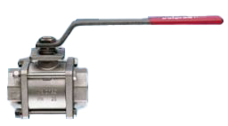 Ind-Kugelh.voDG 1.4 408 BR71 1" PN40 3-tlg.TA-Luft Atex Dampf + 160C Inneng.