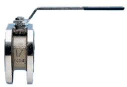 Edelstahl-Kompaktfl.-Kugelh.DN40 PN16 Ta-Luft Atex Fire-Safe 1.4408 Handhebel