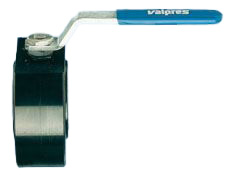Kompaktflanschkugelhahn v.DG DN40 PN16 C-Stahl Innen:1.4301/PTFE -20/+160 Gr.HH