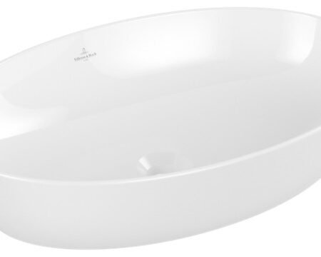 Villeroy & Boch Aufsatzwaschbecken Artis 419861, 610 x 410 mm, Oval, ohne Überlauf, Weiß Alpin