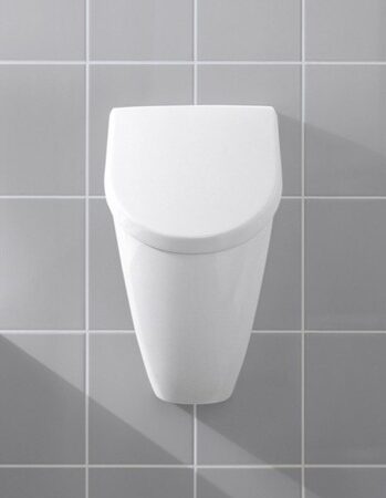 Villeroy & Boch Absaug-Urinal Subway 751301, 315 x 285 x 535 mm, Oval, für Deckel, Zulauf verdeckt, Weiß Alpin
