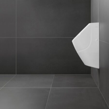 Villeroy & Boch Absaug-Urinal O.novo 752400, 320 x 335 x 560 mm, Oval, ohne Deckel, spülrandlos, Zulauf verdeckt, Weiß Alpin