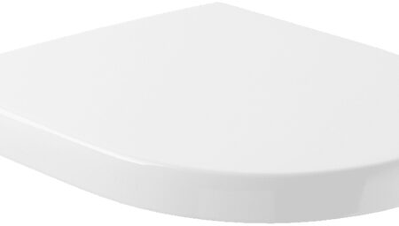 Villeroy & Boch WC-Sitz Architectura 98M9C1, 374 x 445 x 59 mm, Oval, mit Absenkautomatik (SoftClosing), mit abnehmbaren Sitz (QuickRelease), Weiß Alpin