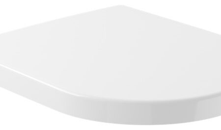 Villeroy & Boch WC-Sitz Avento 9M77C1, 374 x 445 x 49 mm, Oval, mit Absenkautomatik (SoftClosing), mit abnehmbaren Sitz (QuickRelease), Weiß Alpin