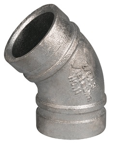 60.3 mm/2" No 11 45° Bogen Verzinkt