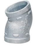 88.9 mm/3" No 12 22.5° Bogen Verzinkt Schwanenhals