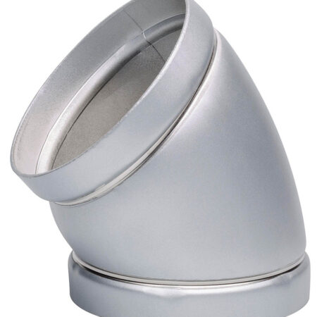 219.1 mm/8" No E491 Bogen 45° StrengThin100 Edelstahl 304L/3,0 mm WS