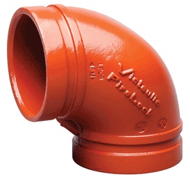 114.3 mm/4" No. 001 90° Bogen Firelock Rot