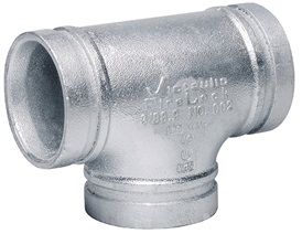 88.9 mm/3" No. 002 T-Stück Firelock Verzinkt