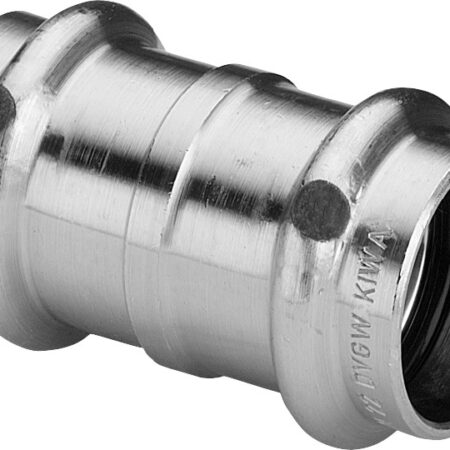 Viega Sanpress-Muffe mit SC-Contur Rotguss oder Siliziumbronze, Modell 2215 d: 15