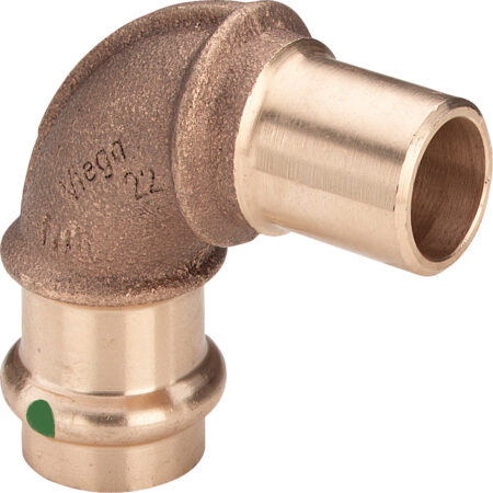 Viega Sanpress-Bogen 90° mit SC-Contur Rotguss oder Siliziumbronze, Modell 2216.1 d: 54
