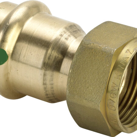 Viega Sanpress-Anschlussverschraubung mit SC-Contur Rotguss oder Siliziumbronze, Modell 2263 VdS-Zulassung d: 28 G: 1¼