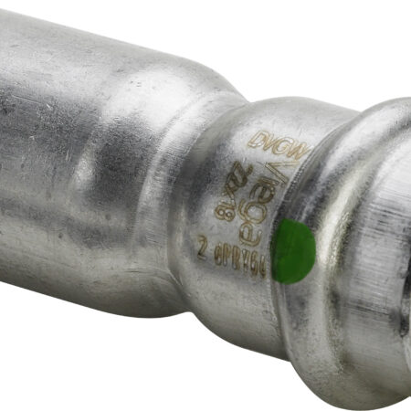 Viega Sanpress Inox-Reduzierstück mit SC-Contur Stahl nichtrostend, Modell 2315.1 VdS-Zulassung d1: 54 d2: 42