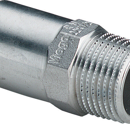 Viega Sanpress Inox-Einsteckstück Stahl nichtrostend, Modell 2311.1 d: 18 R: ½